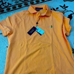 NWT orange large polo